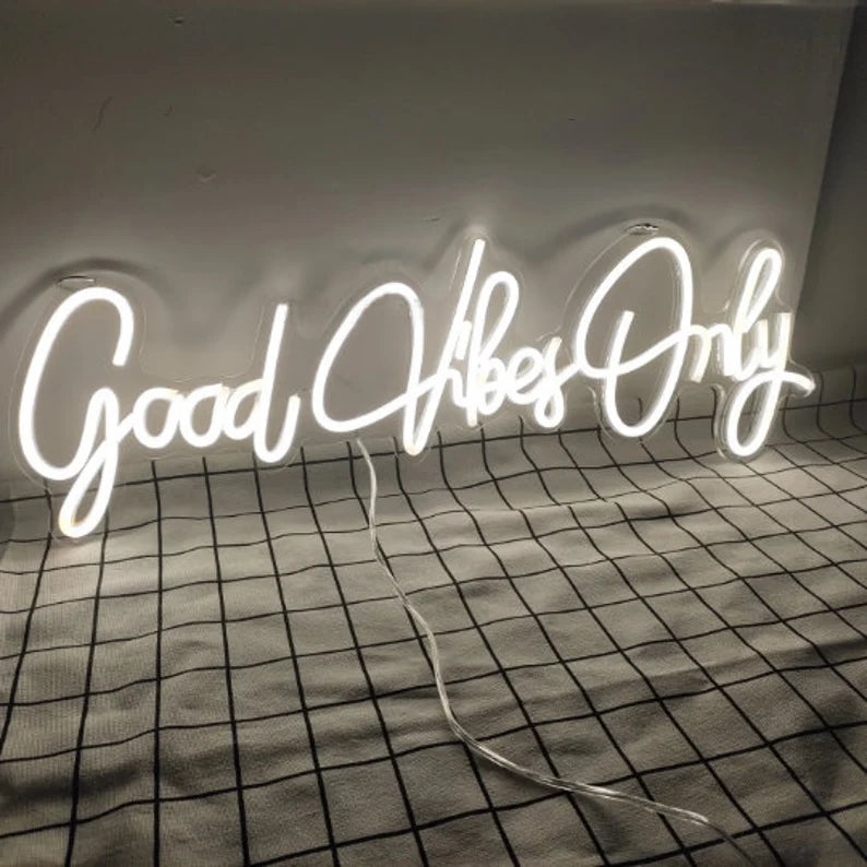Good Vibes Only Neon Sign