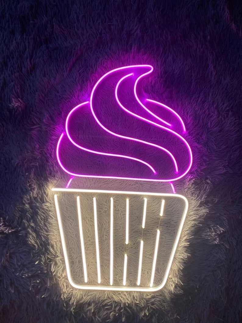 Cup Cake Neon Sign