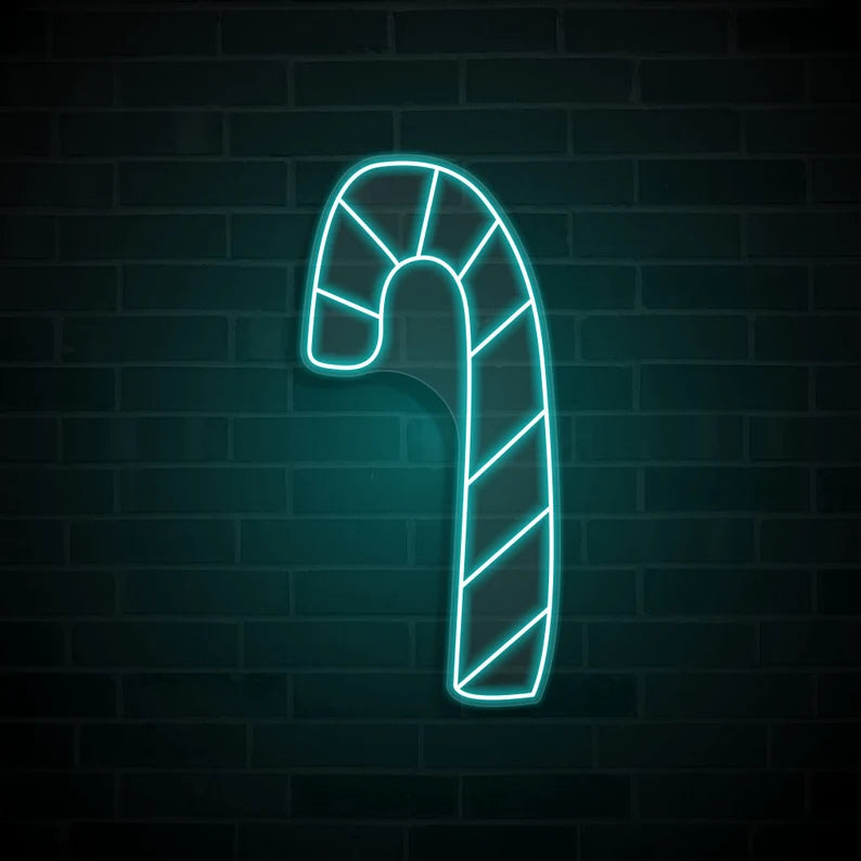 Christmas Candy Stick LED Neon Sign