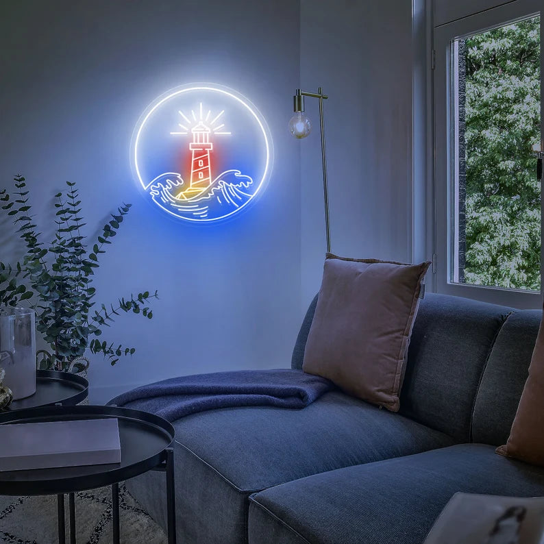 Lighthouse Neon Sign