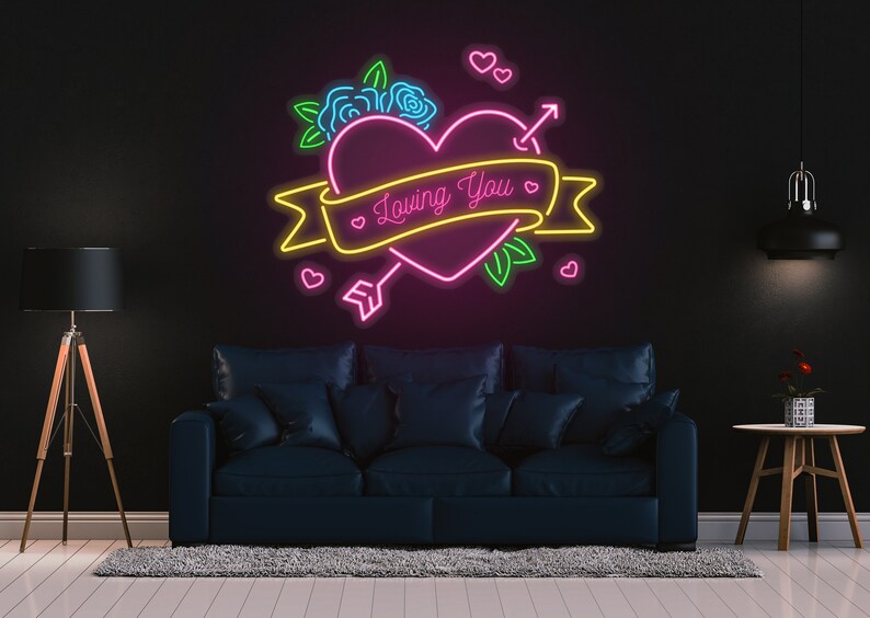 Valentine Day Laving You Neon Sign