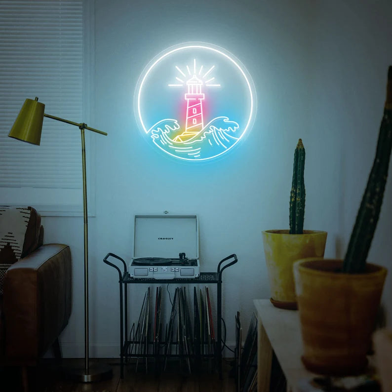 Lighthouse Neon Sign