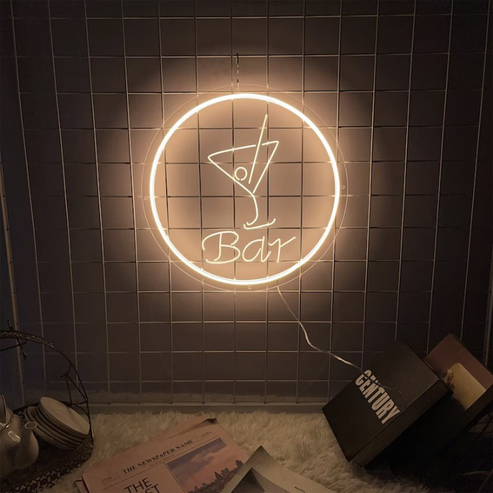 Bar Carve Acrylic Neon Sign