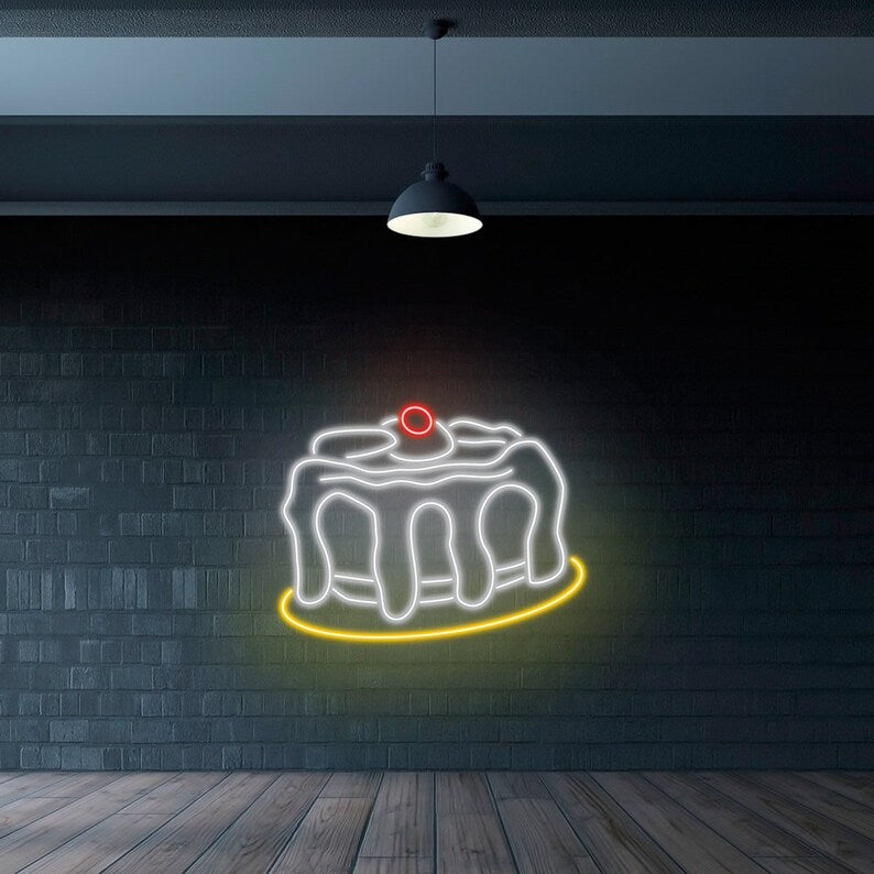 Cake Neon Sign Light