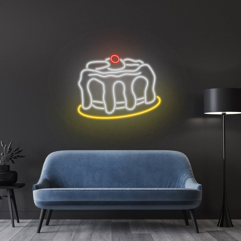 Cake Neon Sign Light