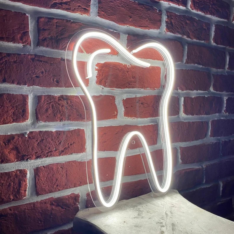 Illuminating Smiles: Dental Neon Sign