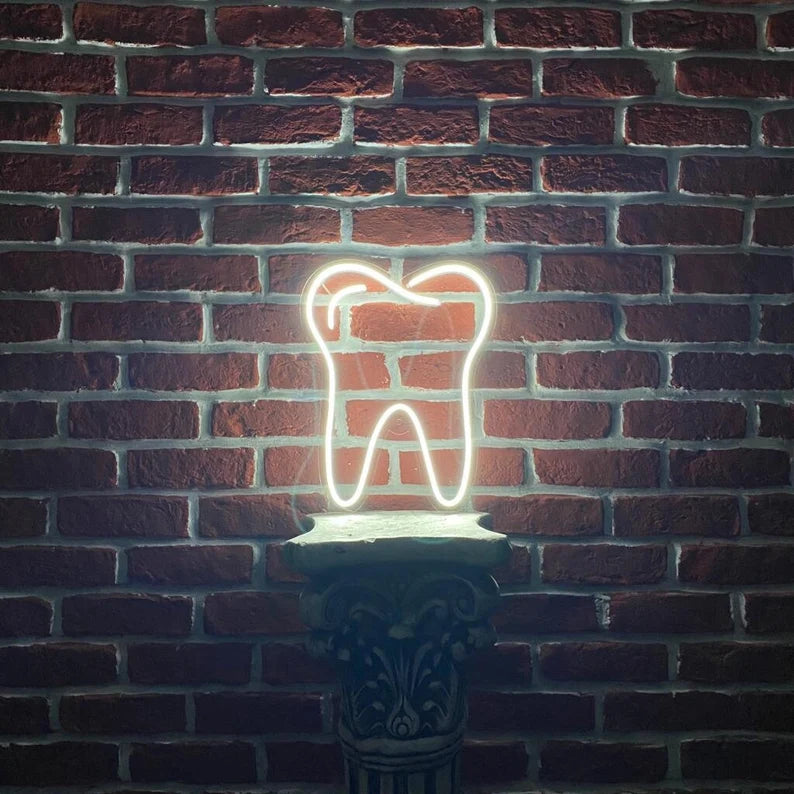 Illuminating Smiles: Dental Neon Sign
