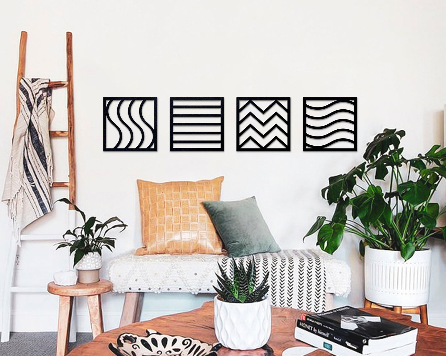 4 Elements Wall Art Decor - Earth, Fire, Water & Air : Style - 10