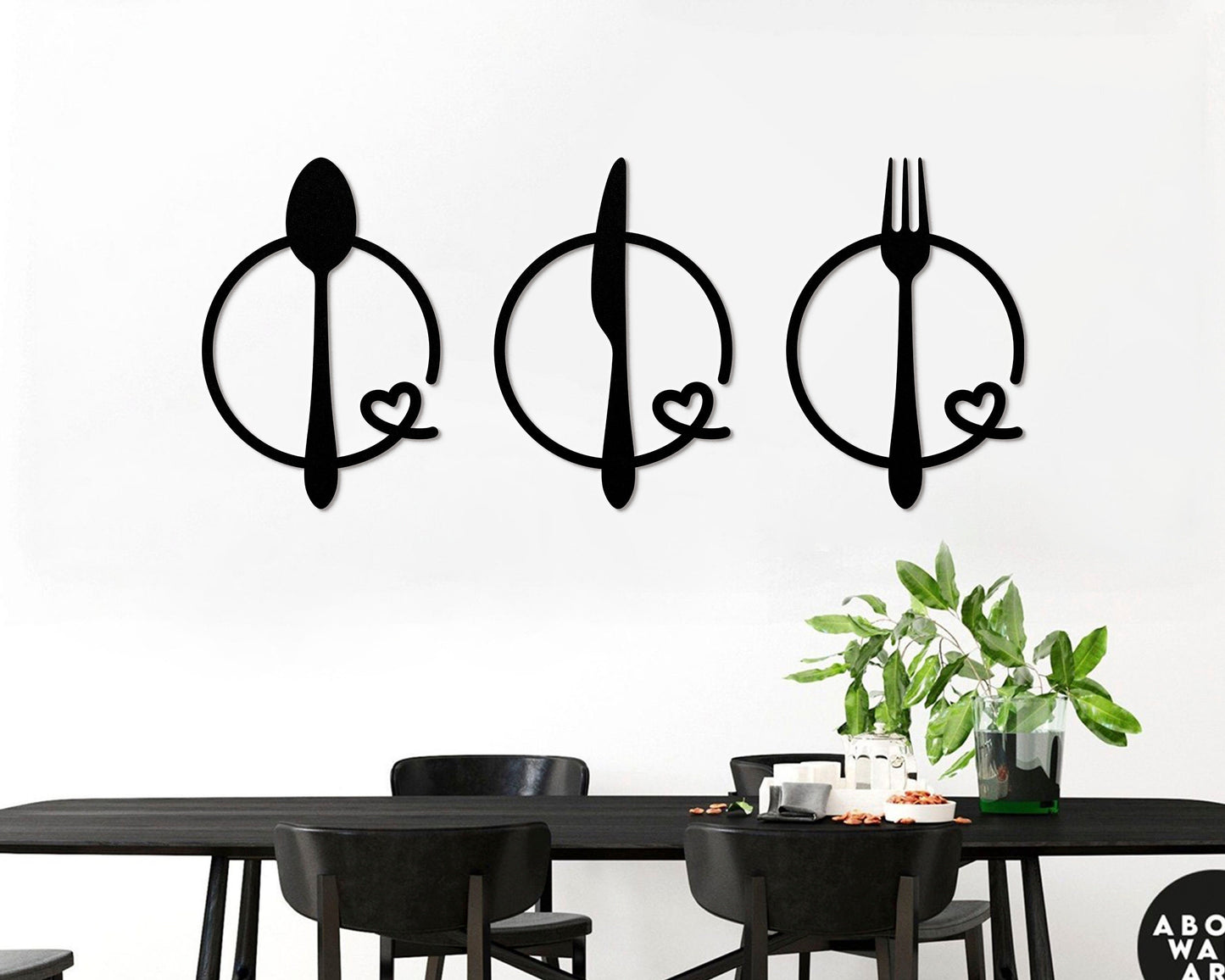 Fork, Spoon, Knife ( Kitchen Decor)