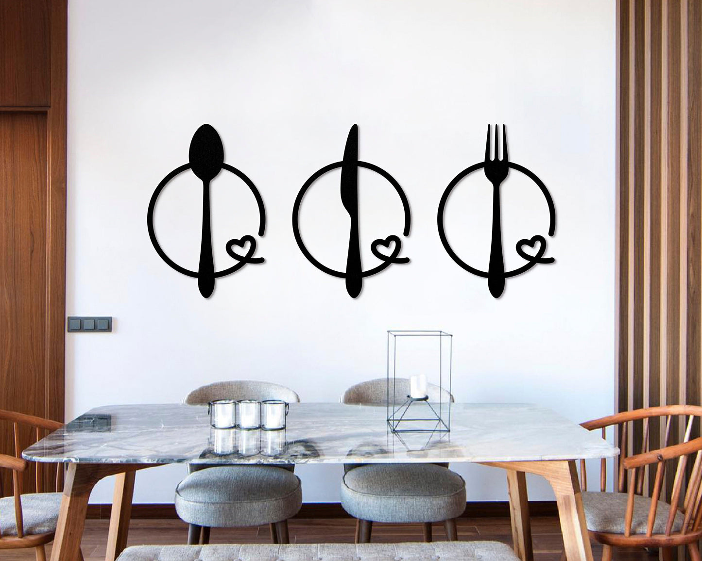 Fork, Spoon, Knife ( Kitchen Decor)