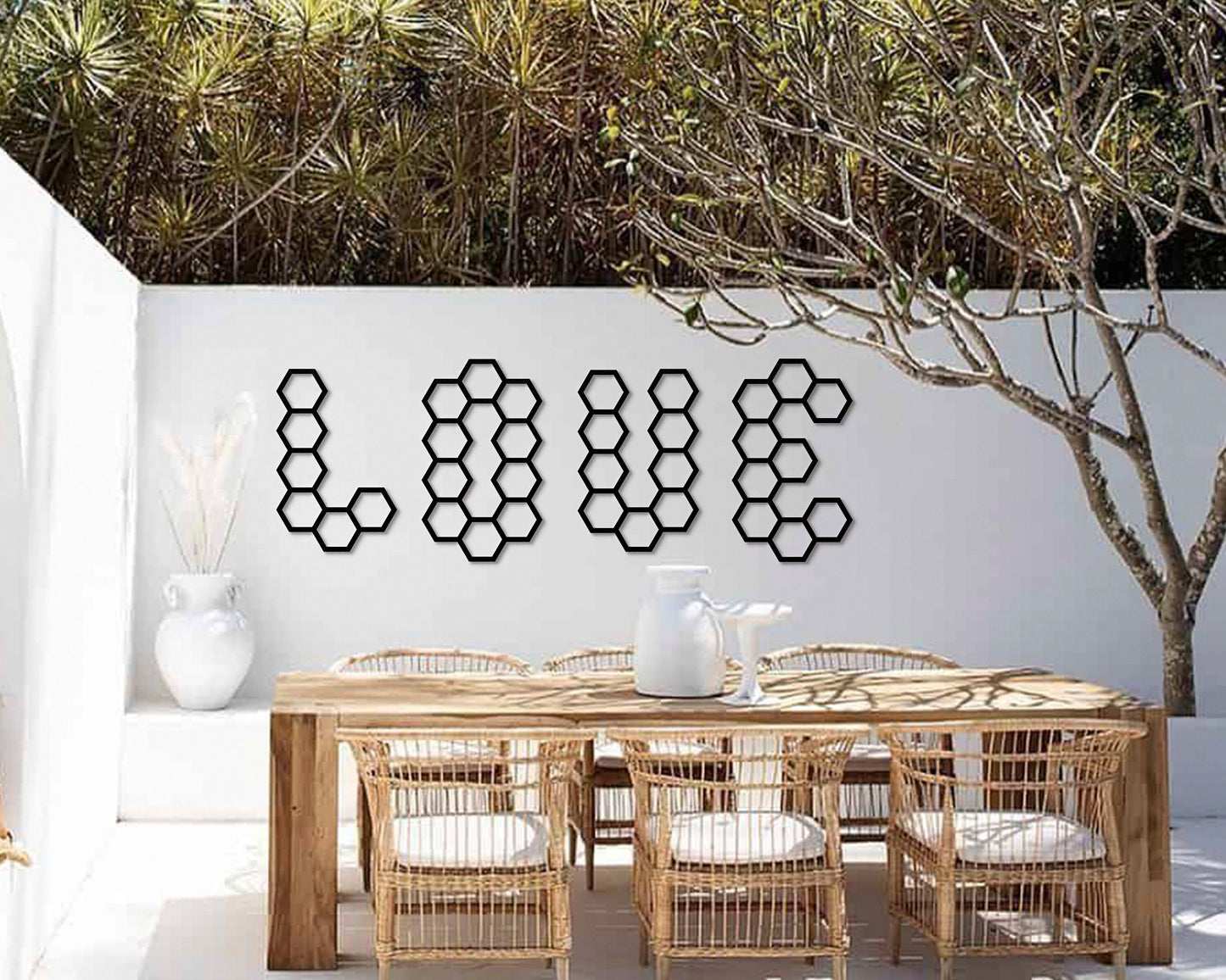 Honeycomb Love Wall Art