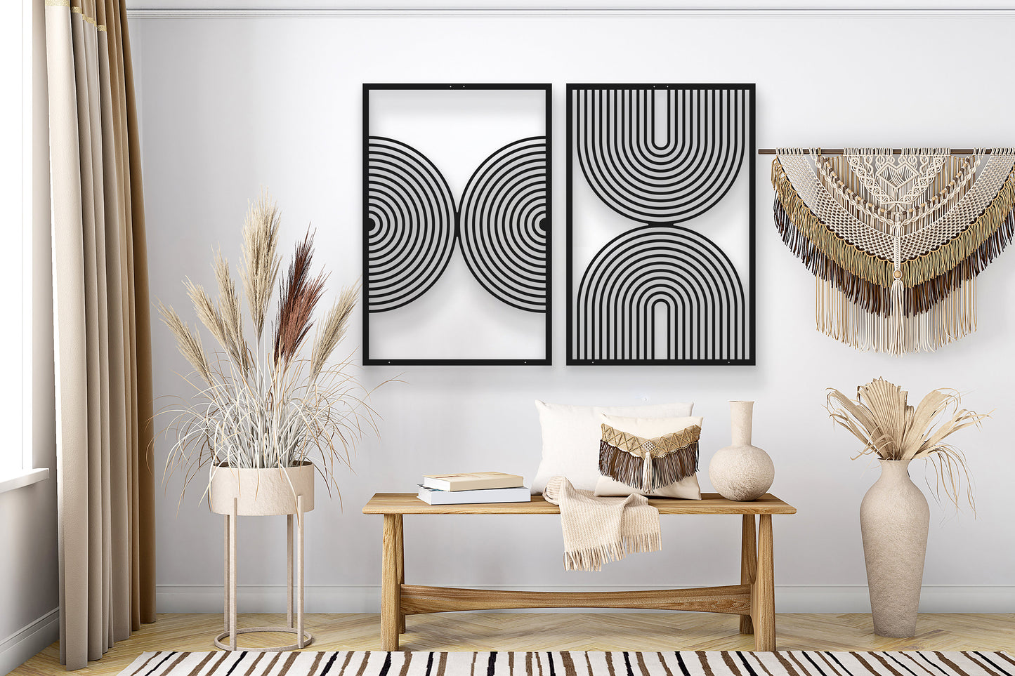 Boho Gallery Wall Art Set