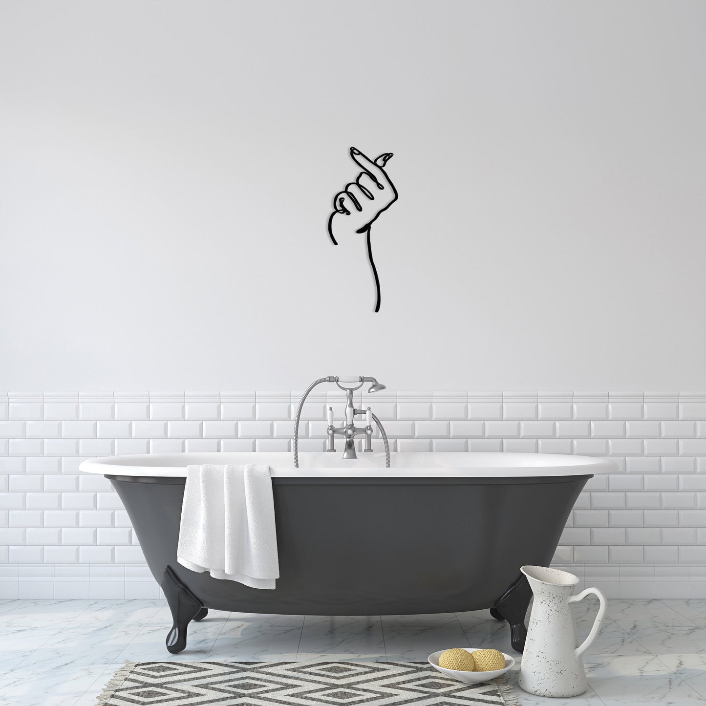 Hand Love Sign Decor