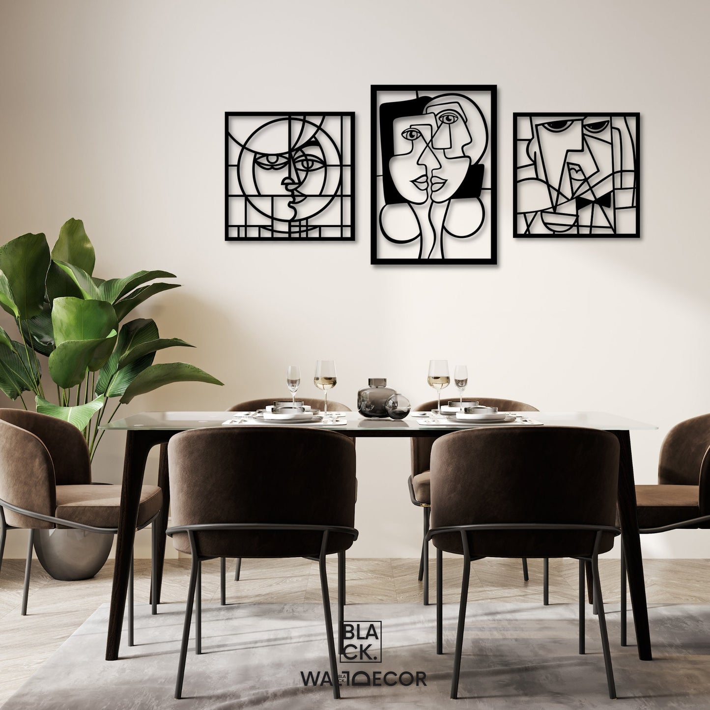 Set of 3 Picasso Wall Art