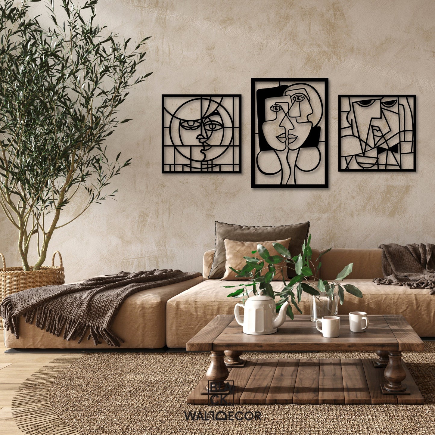Set of 3 Picasso Wall Art