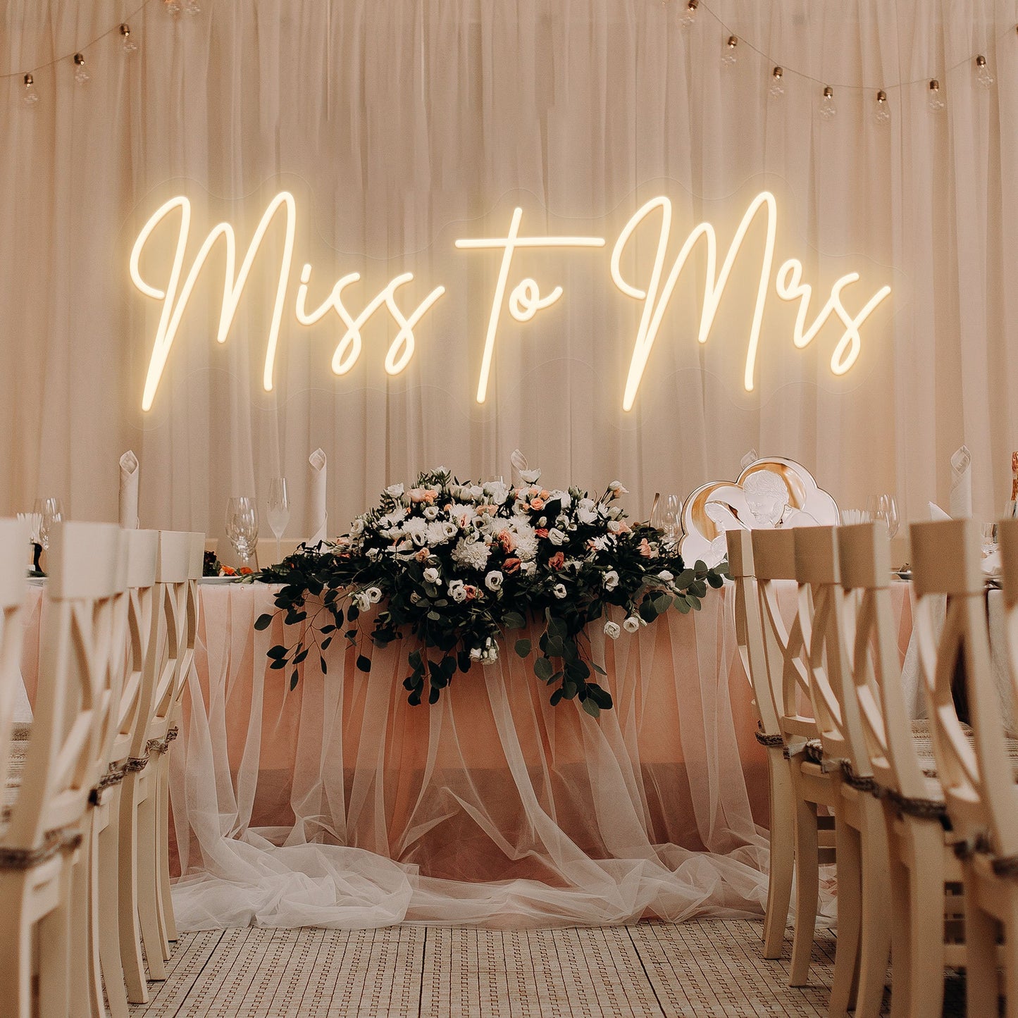 Miss to Mrs Custom Neon Sign