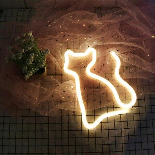 Cat Mini Neon Sign