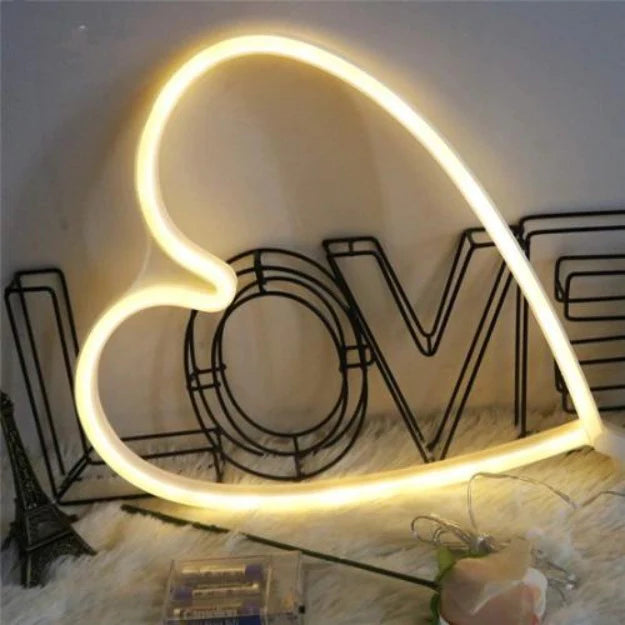 Heart Mini Neon Sign Light