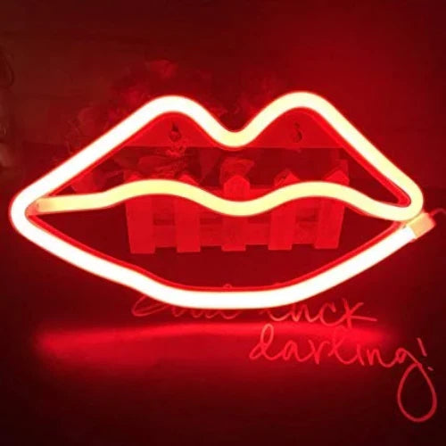 Lip Mini Neon LED Sign