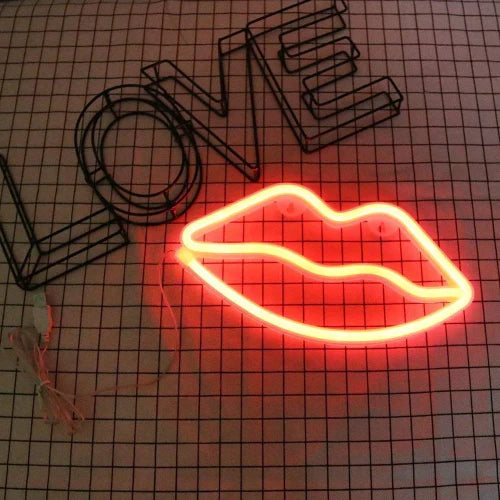 Lip Mini Neon LED Sign