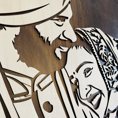 Photo Carving On Wood