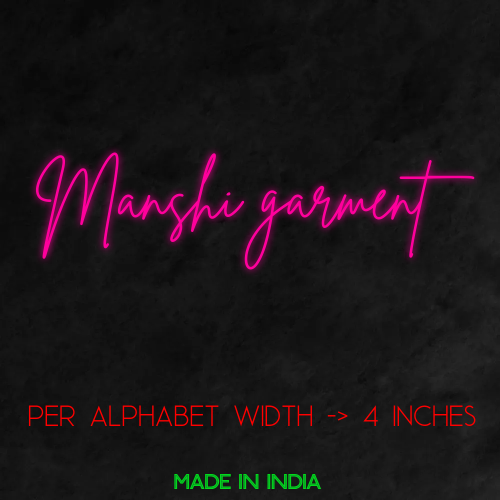 Customize Your Neon Sign