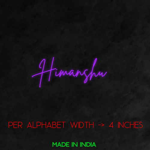Customize Your Neon Sign