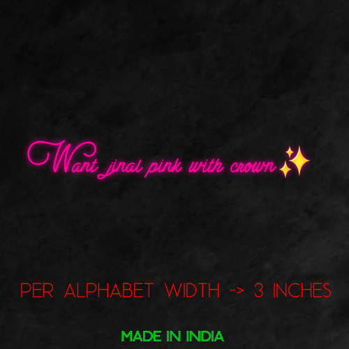 Customize Your Neon Sign