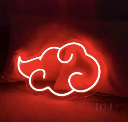 Akatsuki Cloud Neon Sign - 8 x 15 Inches