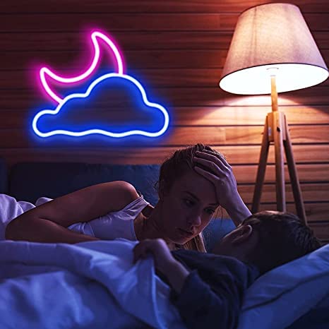 Cloud and Moon Led Neon signs