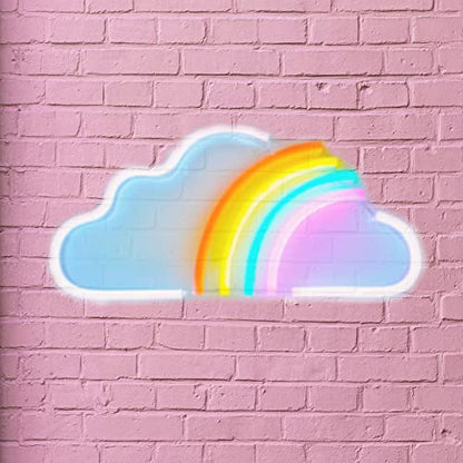 Rainbow Cloud Neon