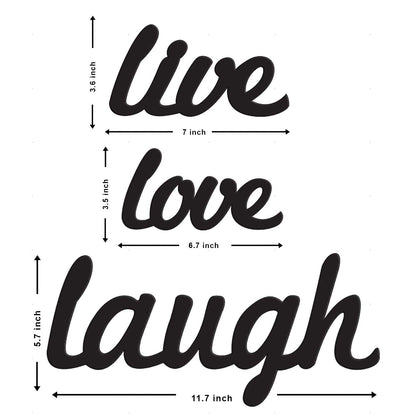 Live Love Laugh Wall Art