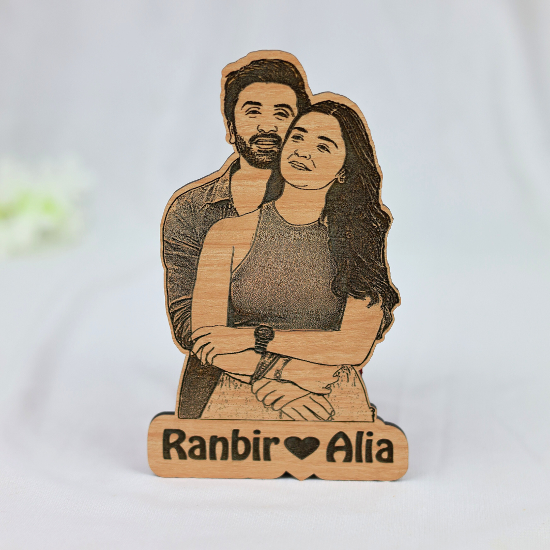 Personalized Engraved Photo Standee – Lets Custom Studio - Custom Neon ...