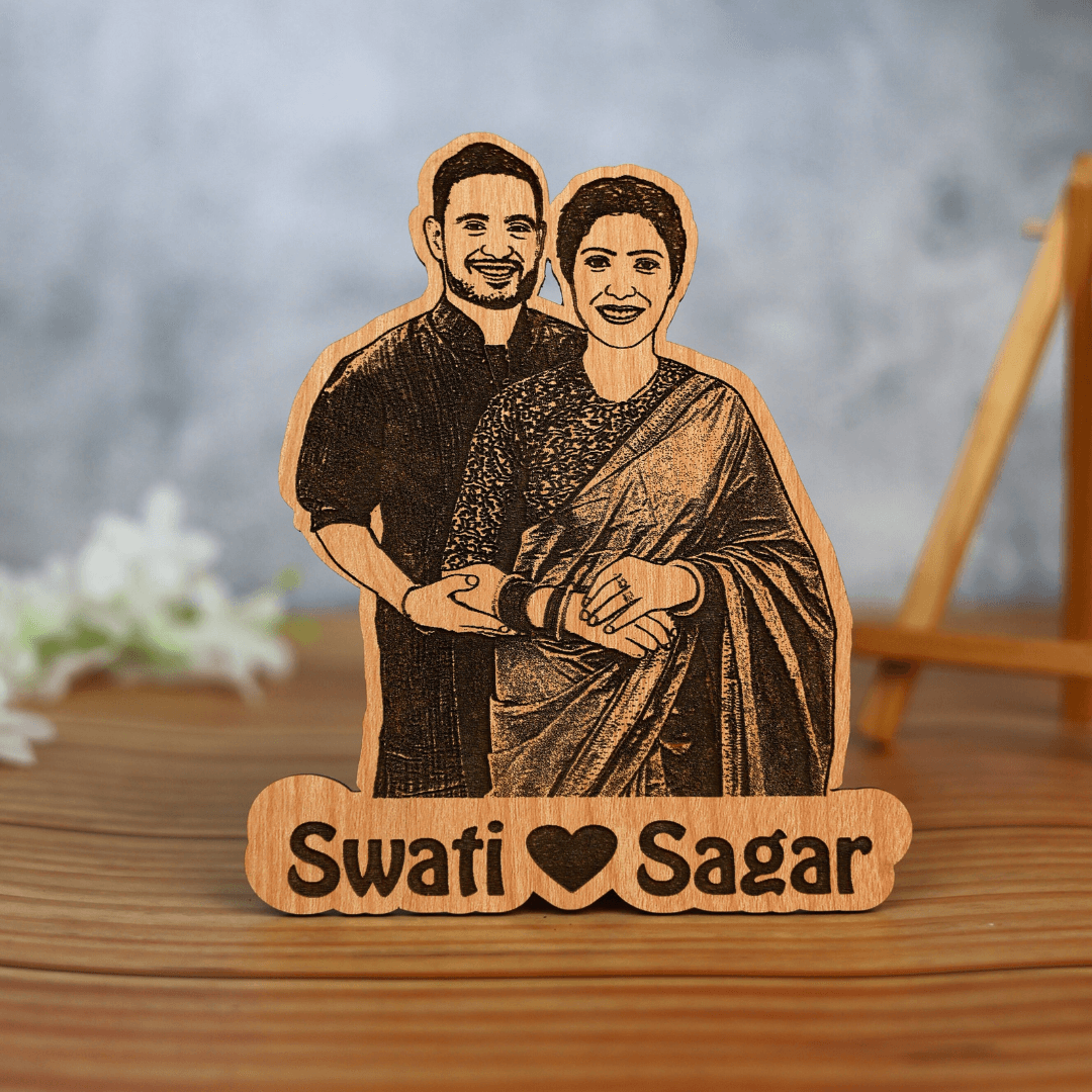 Personalized Engraved Photo Standee – Lets Custom Studio - Custom Neon ...