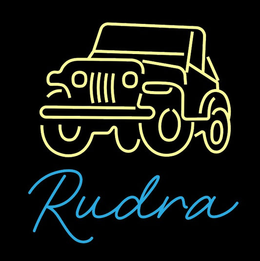 Rudra With Jeep Neon Sign