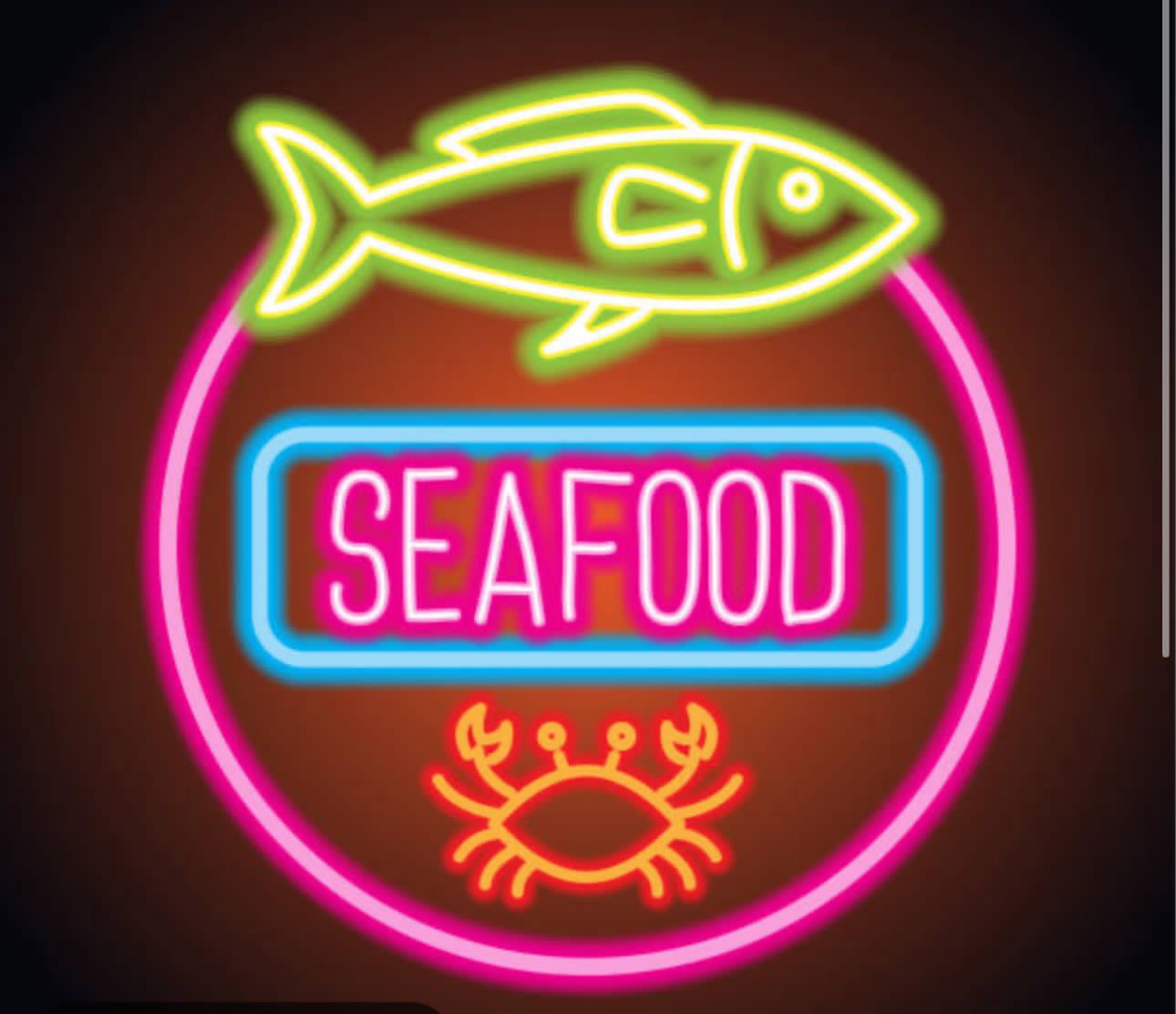 Seafood Fish Crab Neon Sign – Lets Custom Studio - Custom Neon Signs