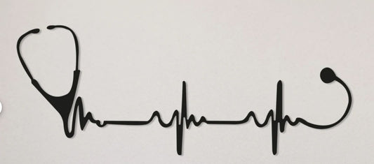 Stethoscope Heartbeat neon sign