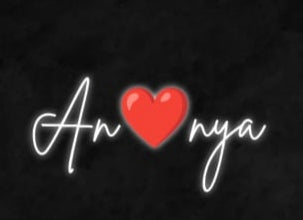 Ananya name neon sign