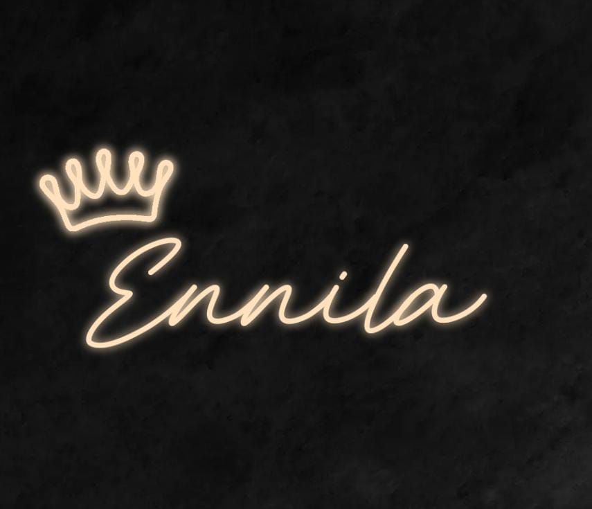 Ennila Name Neon Sign