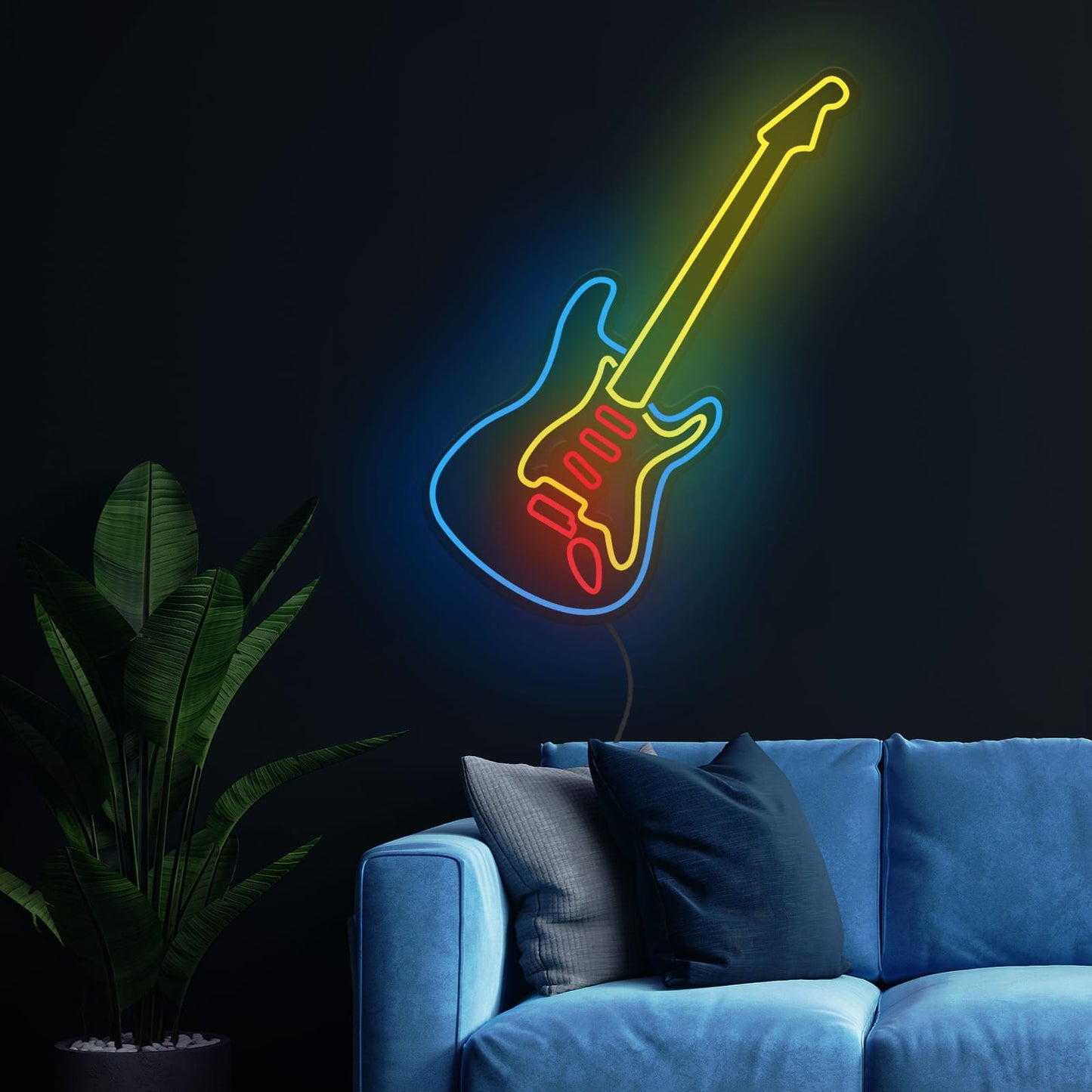 Electric Guitar Neon Sign