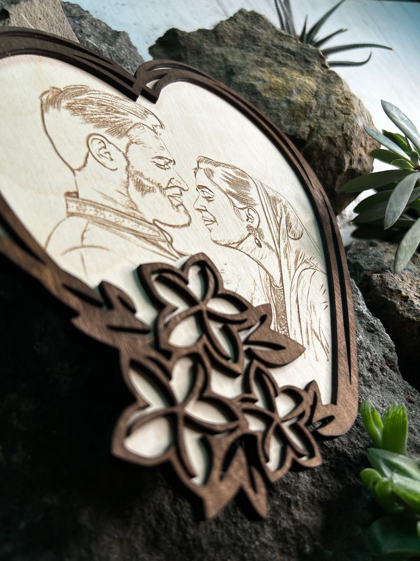 Wooden Engraved Designer Plank