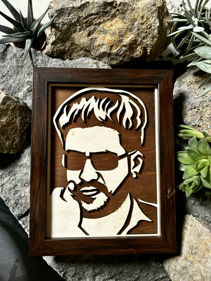 Laser Cut Photo Frame (Single Person)