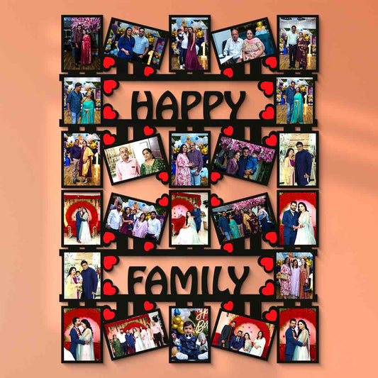 Personalised Frame  For Happy Family (24 Photos)