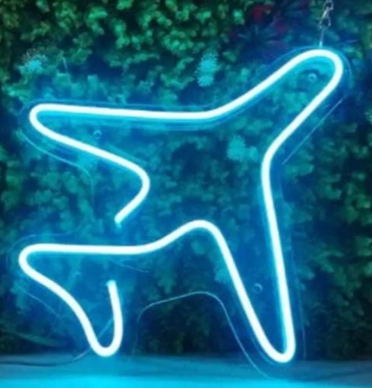Airplane Mini Neon Sign