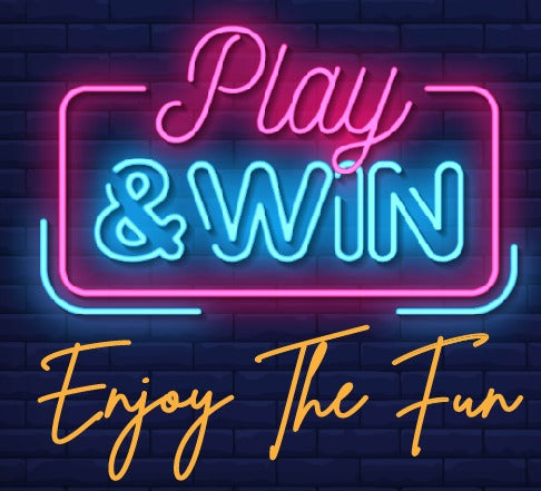 Play & Win Neon Sign