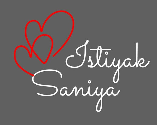 Istiyak Saniya Couple Neon Sign