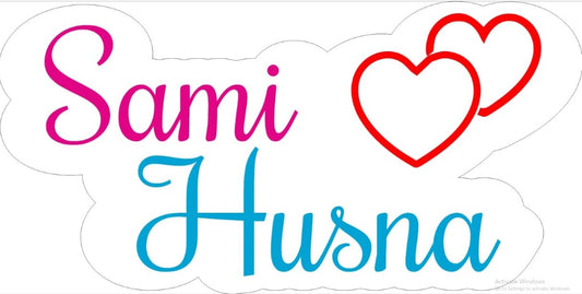 Sami ♥ Husna Couple Custom Neon Sign
