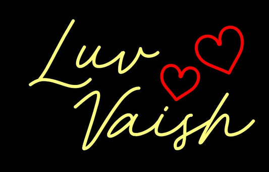 Luv Vaish Couple Name Neon Sign