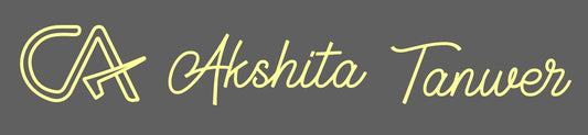 CA Akshita Tanwer Name Neon Sign