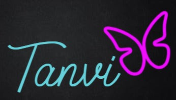 Aiden, Tanvi & Rishaank Name Neon Sign